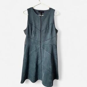 BCBGMaxAzria Sleeveless Charcoal Blue Mini Dress